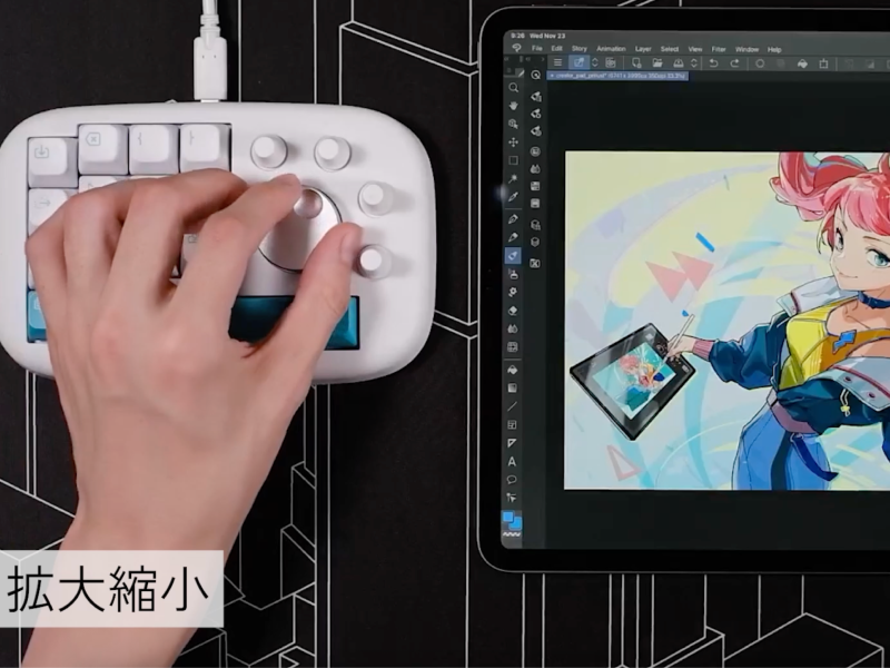 Amazon.co.jp: CreatorPad 左手デバイス 片手キーボード 片手デバイス